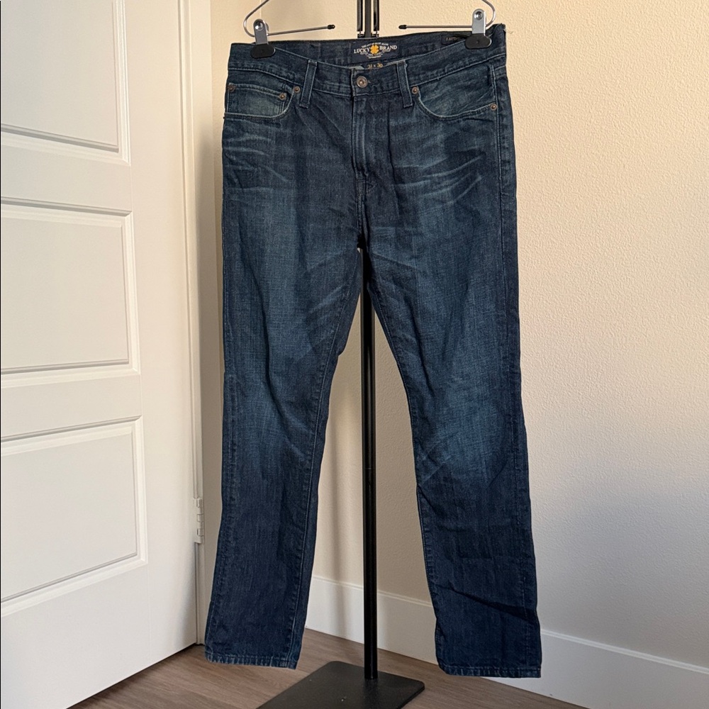Lucky Brand Men's Authentic Skinny Jeans Dark Wash Size 31x30